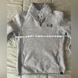 LL Bean quartet button sweater